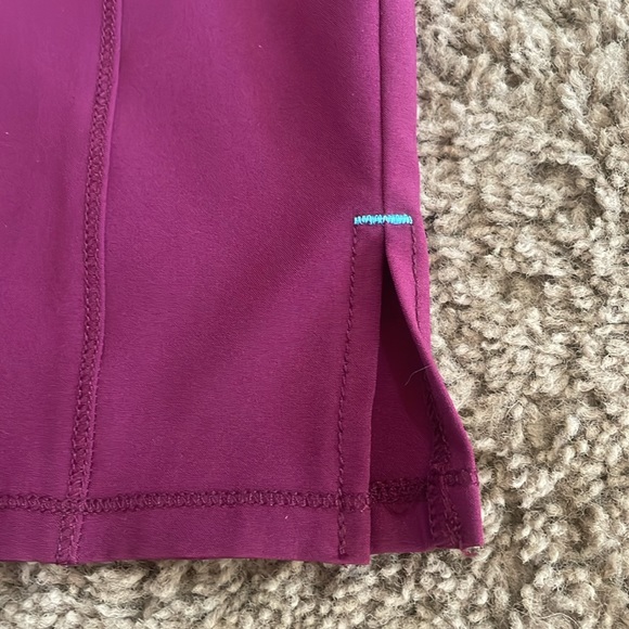 Ladies Scrubstar Premium Performance wine scrubwear. Style # SSL09841T Sz XS - Picture 13 of 15